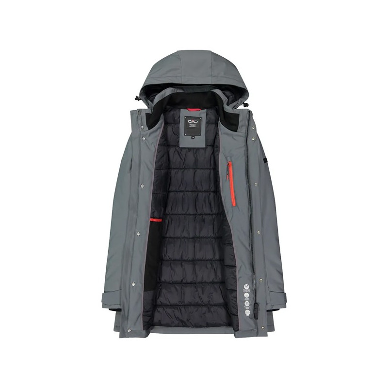 Anorakki Cmp SNAPS HOOD Grey