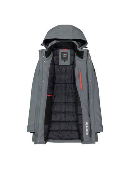 Anorakki Cmp SNAPS HOOD Grey