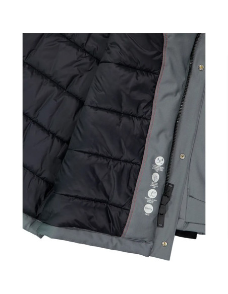 Parka Cmp SNAPS HOOD Grey