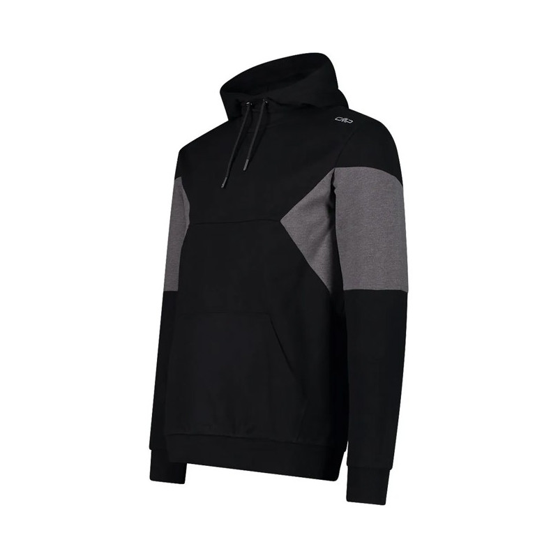 Pulóver Cmp SWEAT FIX HOOD NERO