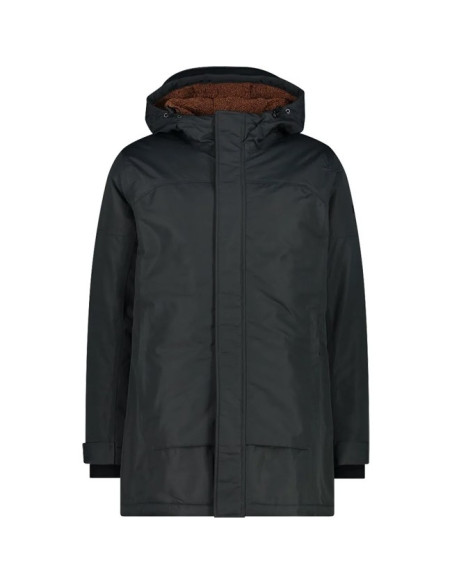 Parka Cmp MAN FIX HOOD ANTRACITE