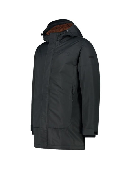 Parka Cmp MAN FIX HOOD ANTRACITE