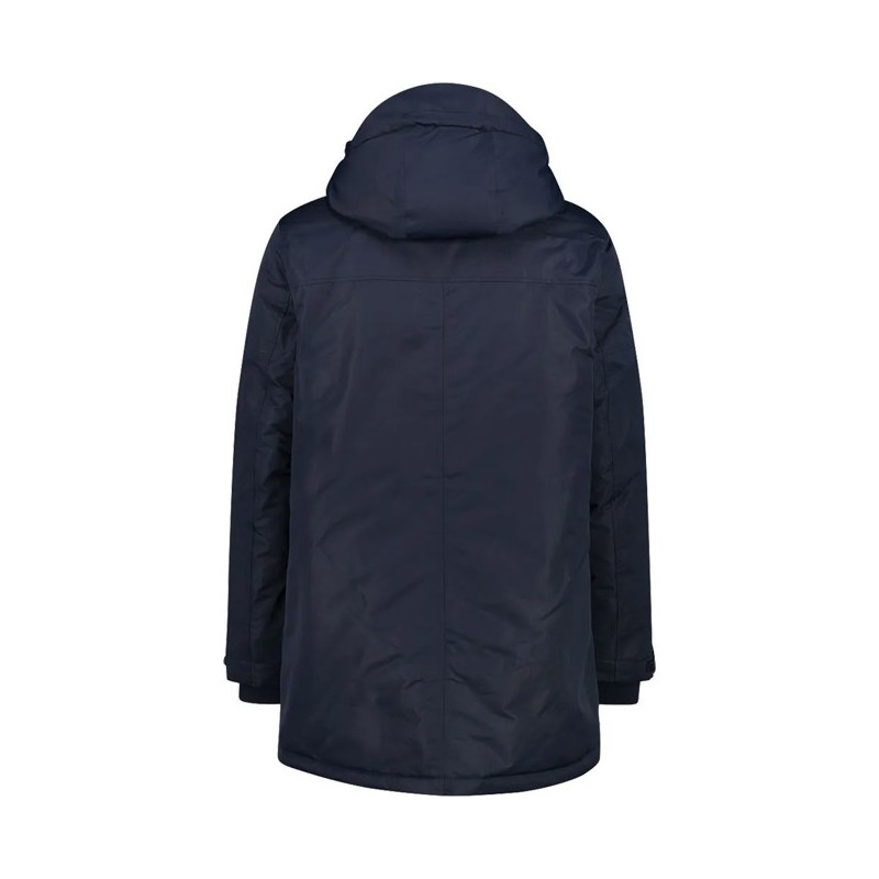 Parka Cmp MAN FIX HOOD BLACK BLUE