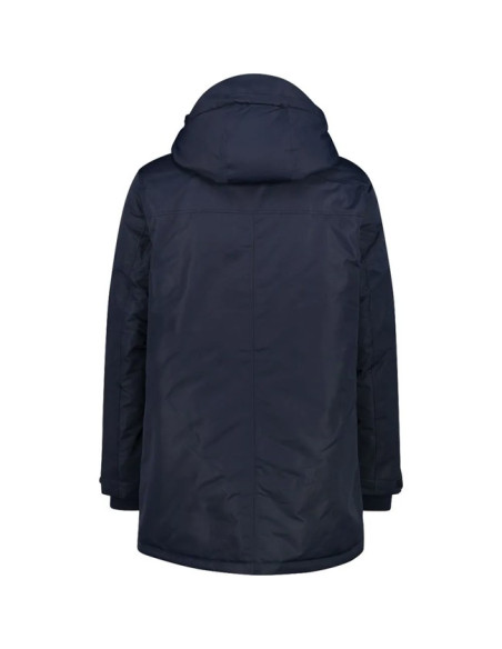 Parka Cmp MAN FIX HOOD BLACK BLUE