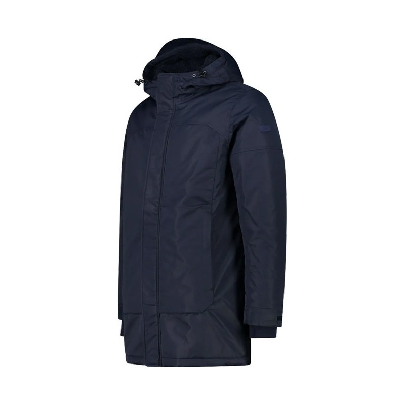 Parka Cmp MAN FIX HOOD BLACK BLUE