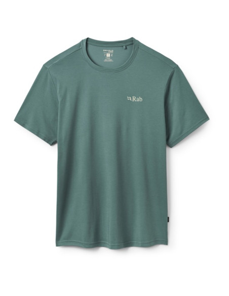 Póló Rab CRIMP ELEVATION TEE Sage