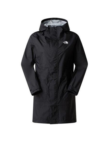 Dlouhá bunda s kapucí The North Face W PACKABLE SHELL Tnf Black