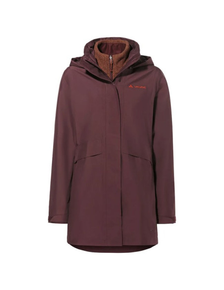Anorakki Vaude IDRIS 3IN1 PARKA IV Dark Oak