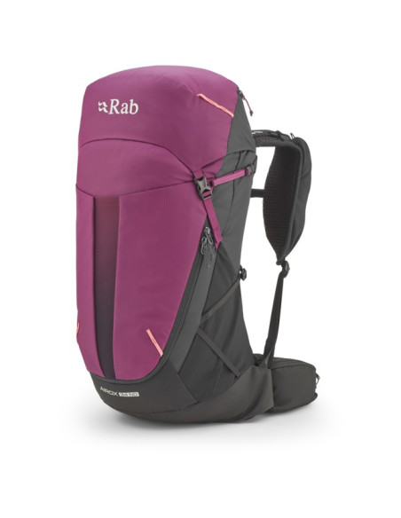 Ryggsäck Rab AIROX 34ND Mulberry/Black