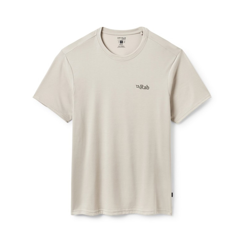 Tričko Rab CRIMP LOGO TEE Pebble