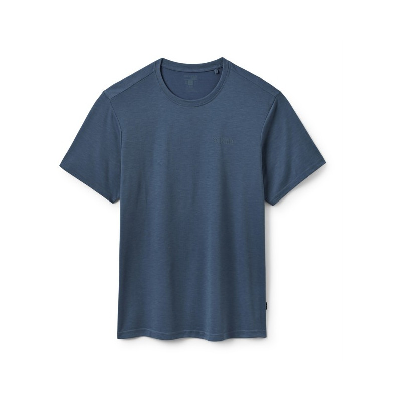 Maglietta Rab CRIMP LOGO TEE Tempest Blue