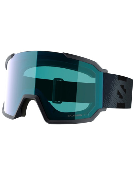 Bril Salomon S/VIEW 3 PHOTO EBONY/Blue