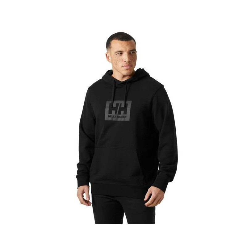Camisola com capuz Helly Hansen BOX HOODIE Black