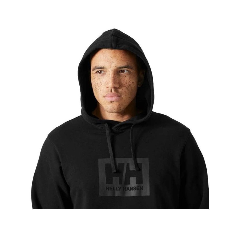 Camisola com capuz Helly Hansen BOX HOODIE Black