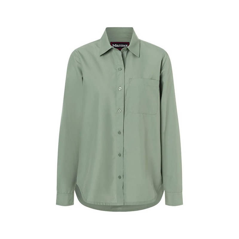 Koszulka Marmot AIREXCHANGE SOLARSHIELD LS SHIRT Agate