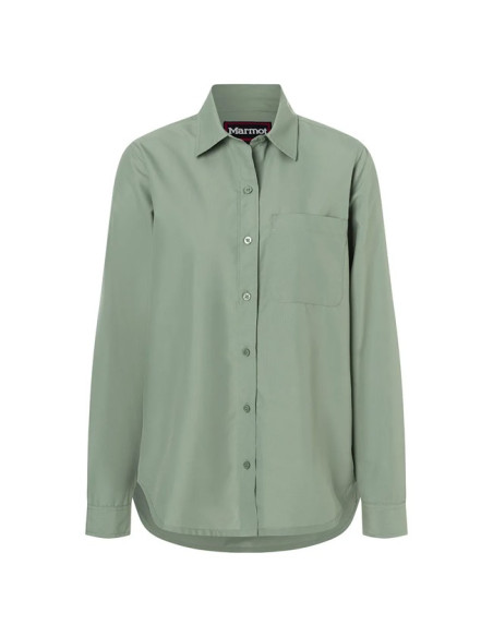 Camiseta Marmot AIREXCHANGE SOLARSHIELD LS SHIRT Agate