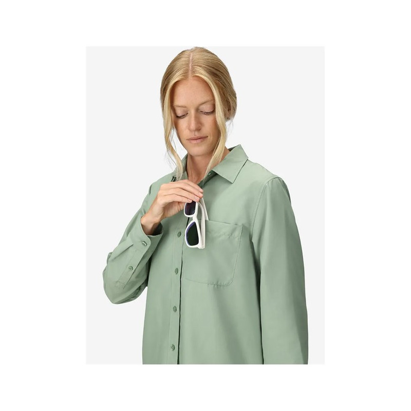 T-paita Marmot AIREXCHANGE SOLARSHIELD LS SHIRT Agate