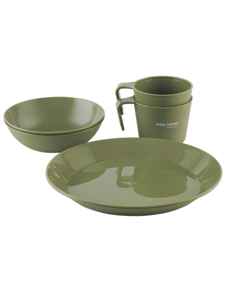 Tányér Easy Camp MOSS 2 DINE SET serv. mesa 2 serv