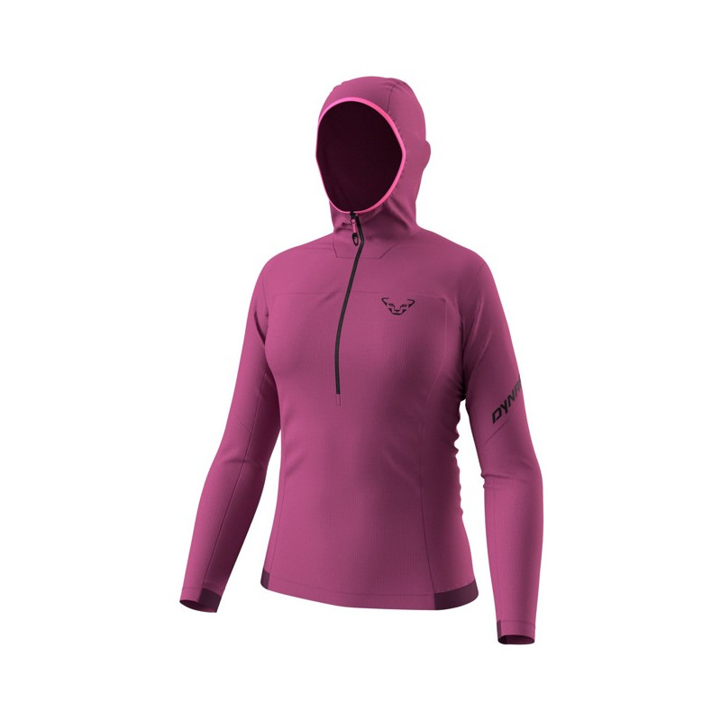 Fliskakna Dynafit TRAVERSE THERMAL 1/2 ZIP W Magenta/6A70