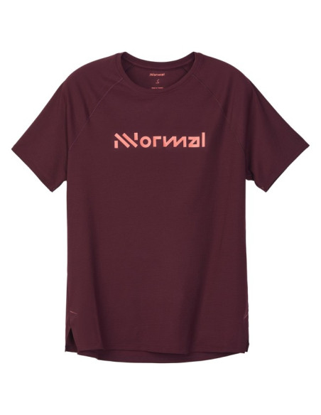 Maglietta Nnormal RACE T-SHIRT 02 Burgundy