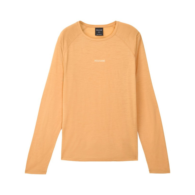 T-Shirt Nnormal MERINO LONG SLEEVE 02 Orange