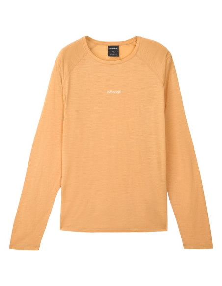 Marškinėliai Nnormal MERINO LONG SLEEVE 02 Orange