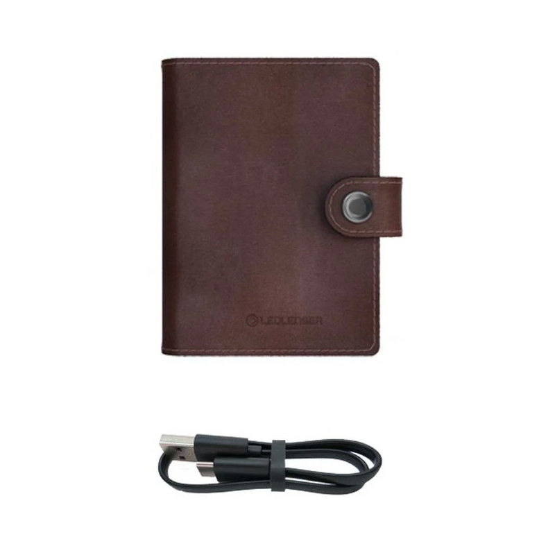 Tárca Led Lenser Piel linterna 150 lm MARRON