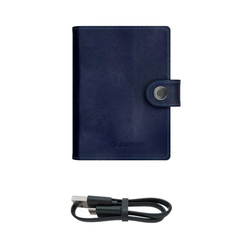 Wallet Led Lenser Piel linterna 150 lm AZUL MARINA