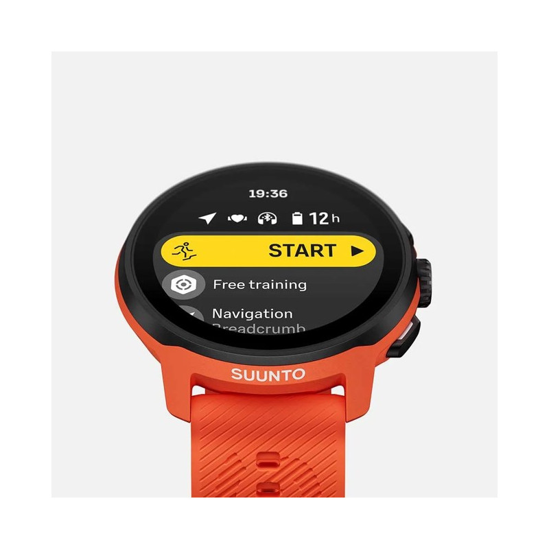 Klocka Suunto RUN CORAL ORANGE SILICONE STRAP