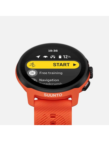 Montre Suunto RUN CORAL ORANGE SILICONE STRAP