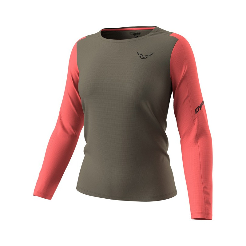 T-paita Dynafit TRANSALPER L/S TEE W Fallen Rock/6170