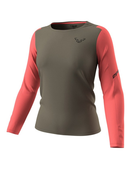 Marškinėliai Dynafit TRANSALPER L/S TEE W Fallen Rock/6170