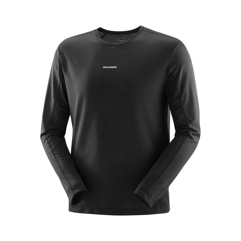 T-shirt Salomon SHKOUT CORE LS TEE M Deep Black/