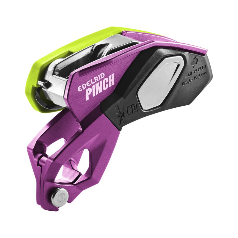 Biztosítóeszköz Edelrid Pinch Violet-Oasis