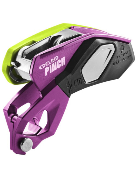 Apsaugos įtaisas Edelrid Pinch Violet-Oasis