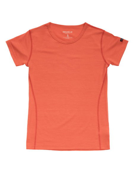 Marškinėliai Devold BREEZE MERINO 150 WMN Coral