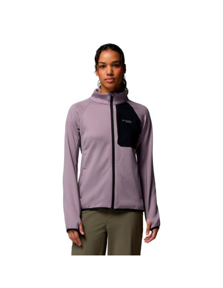 Columbia TRIPLE CANYON GRID FLEECE FZ Shale Purpl