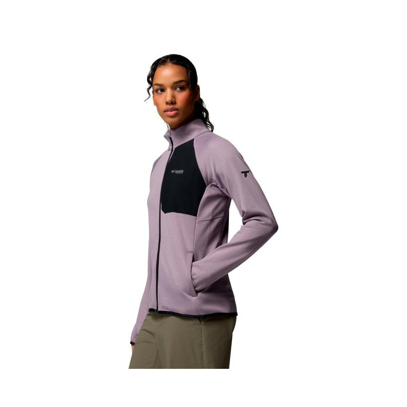 Columbia TRIPLE CANYON GRID FLEECE FZ Shale Purpl