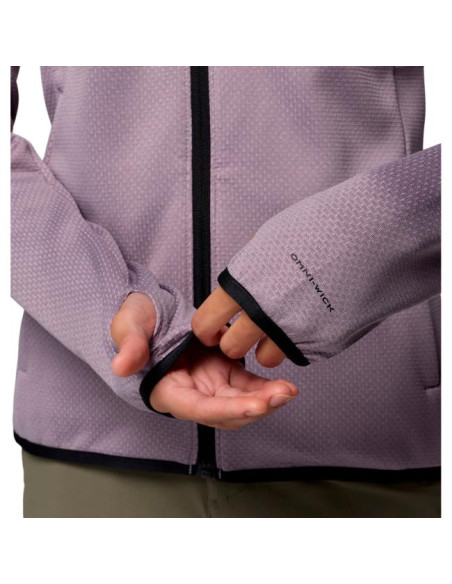 Columbia TRIPLE CANYON GRID FLEECE FZ Shale Purpl