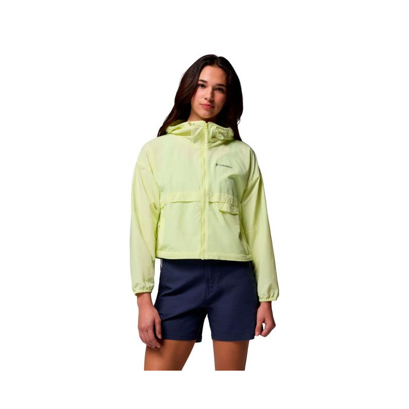 Columbia SPIRE VALLEY CROPPED WINDBREAKER Citron