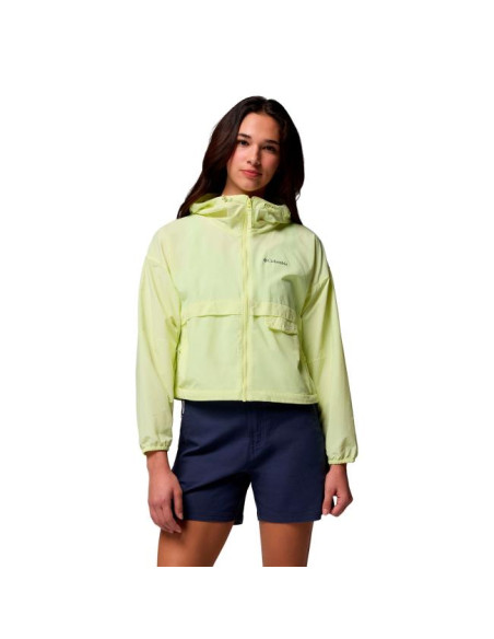 Columbia SPIRE VALLEY CROPPED WINDBREAKER Citron