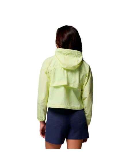 Columbia SPIRE VALLEY CROPPED WINDBREAKER Citron