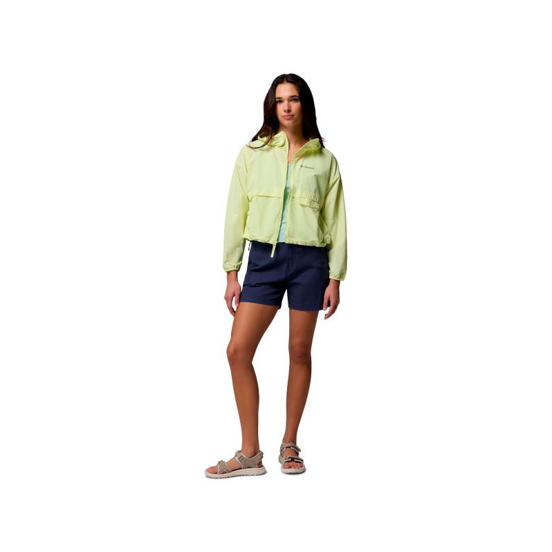 Columbia SPIRE VALLEY CROPPED WINDBREAKER Citron