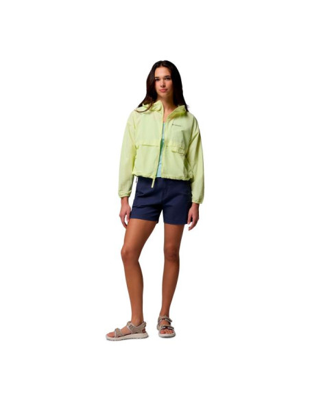 Columbia SPIRE VALLEY CROPPED WINDBREAKER Citron