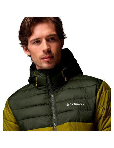 Columbia POWDER LITE II HOODED JKT Mossy Green, G