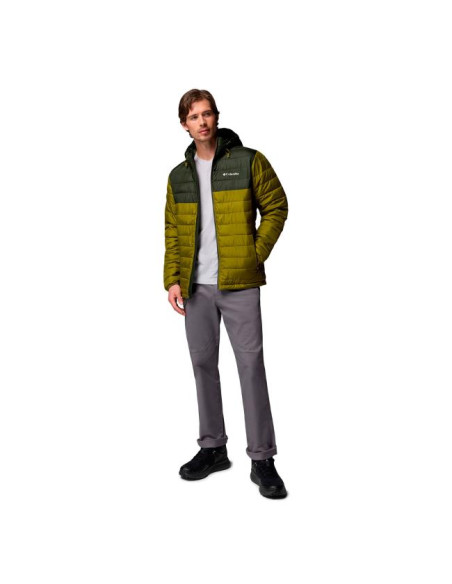 Columbia POWDER LITE II HOODED JKT Mossy Green, G