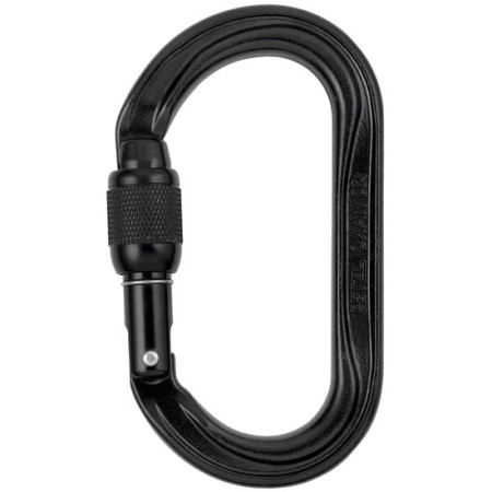 Petzl Oxan Screw-Lock Negro