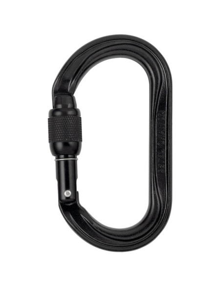 Petzl Oxan Screw-Lock Negro