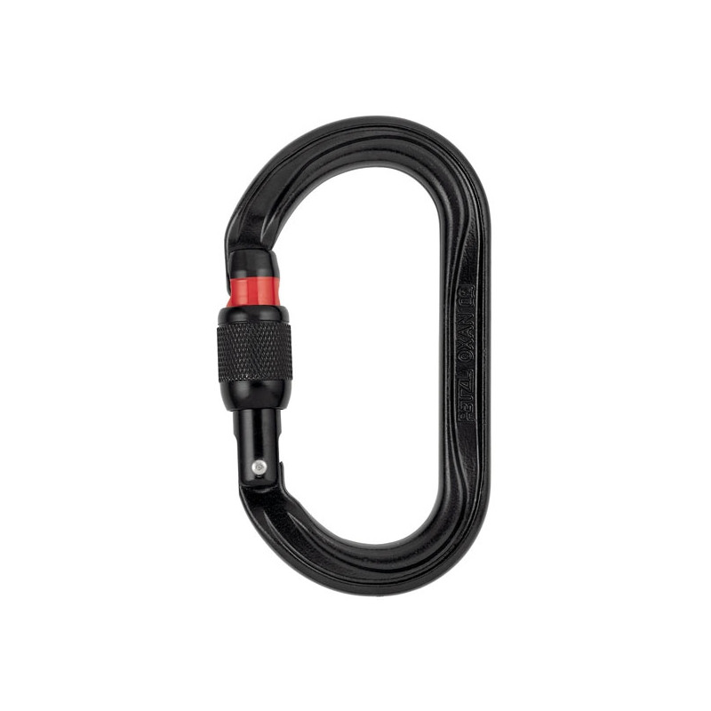 Petzl Oxan Screw-Lock Negro
