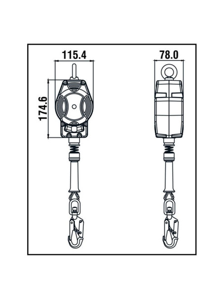 Kratos Safety Helixon-S Cable 3,5 H